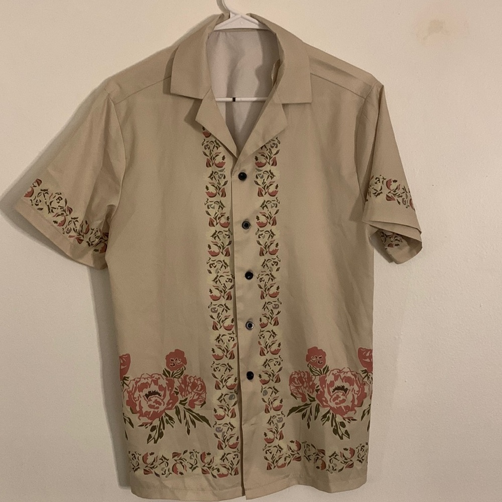 Small Floral Print Shirt